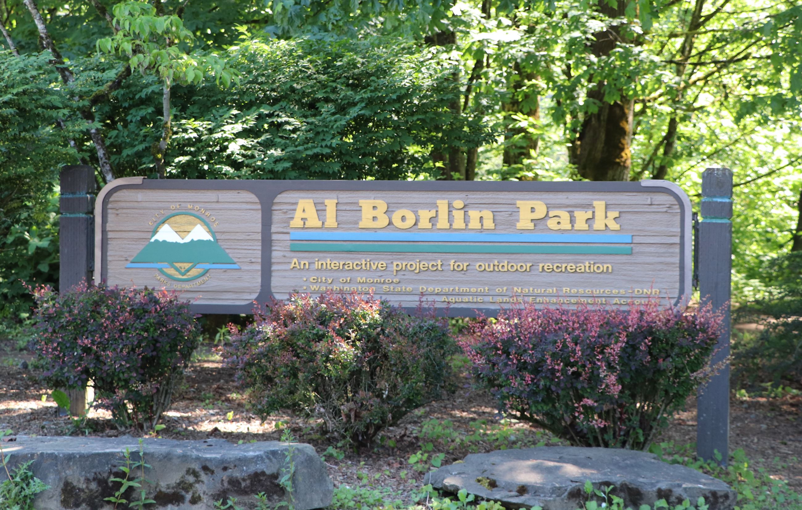 Al Borlin Park Sign