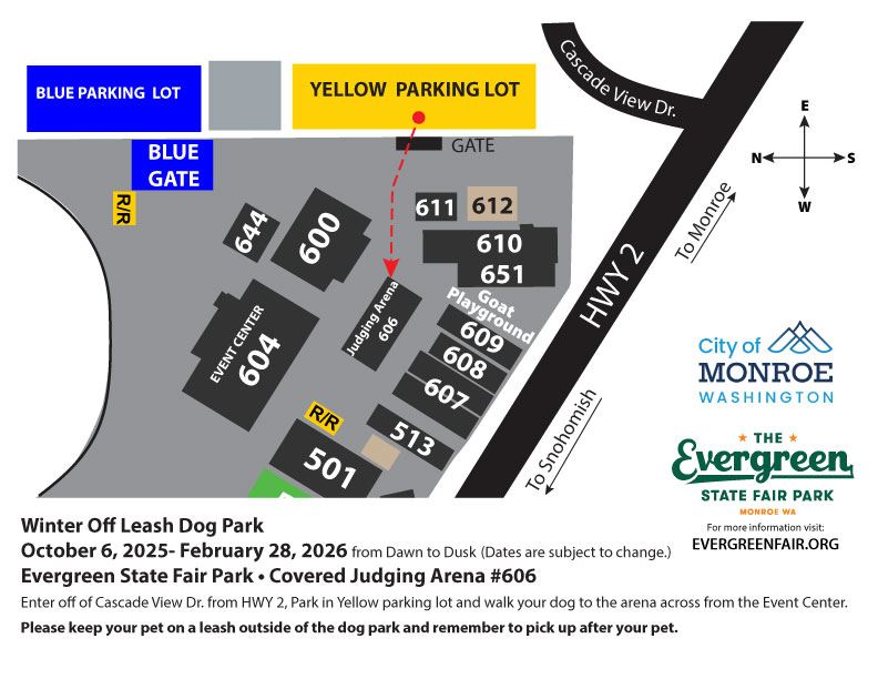 Location of Winter Dog Park